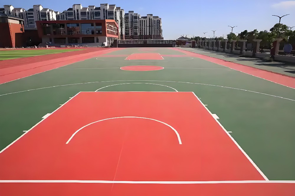 硅PU籃球場
